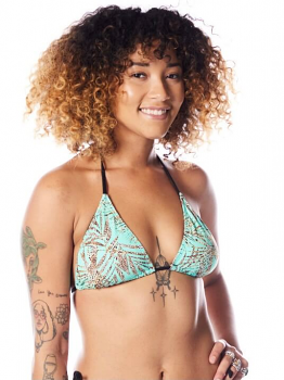 Popina String Bikini Top | Jungle