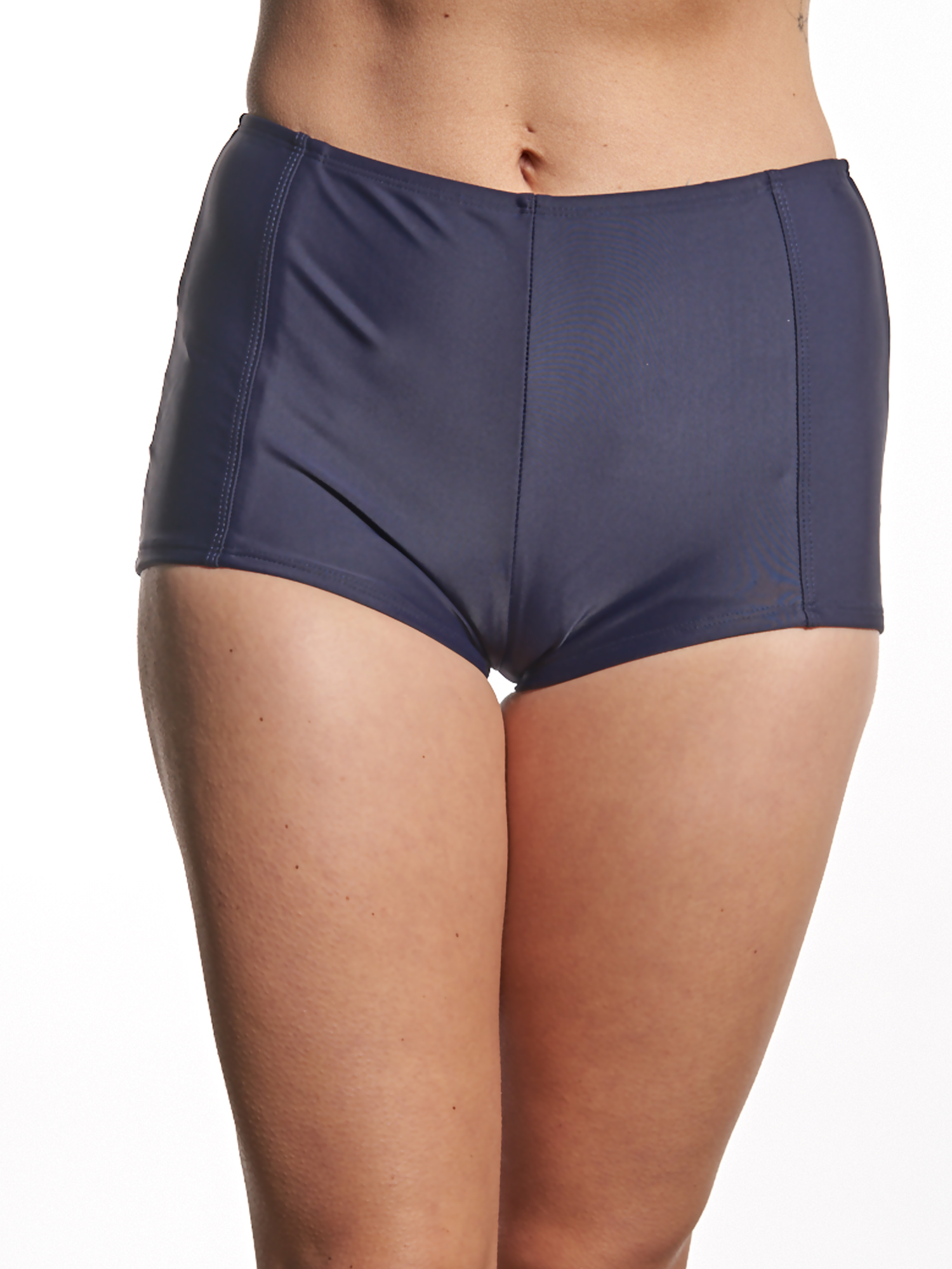 Popina High Waist Boy Short | Navy