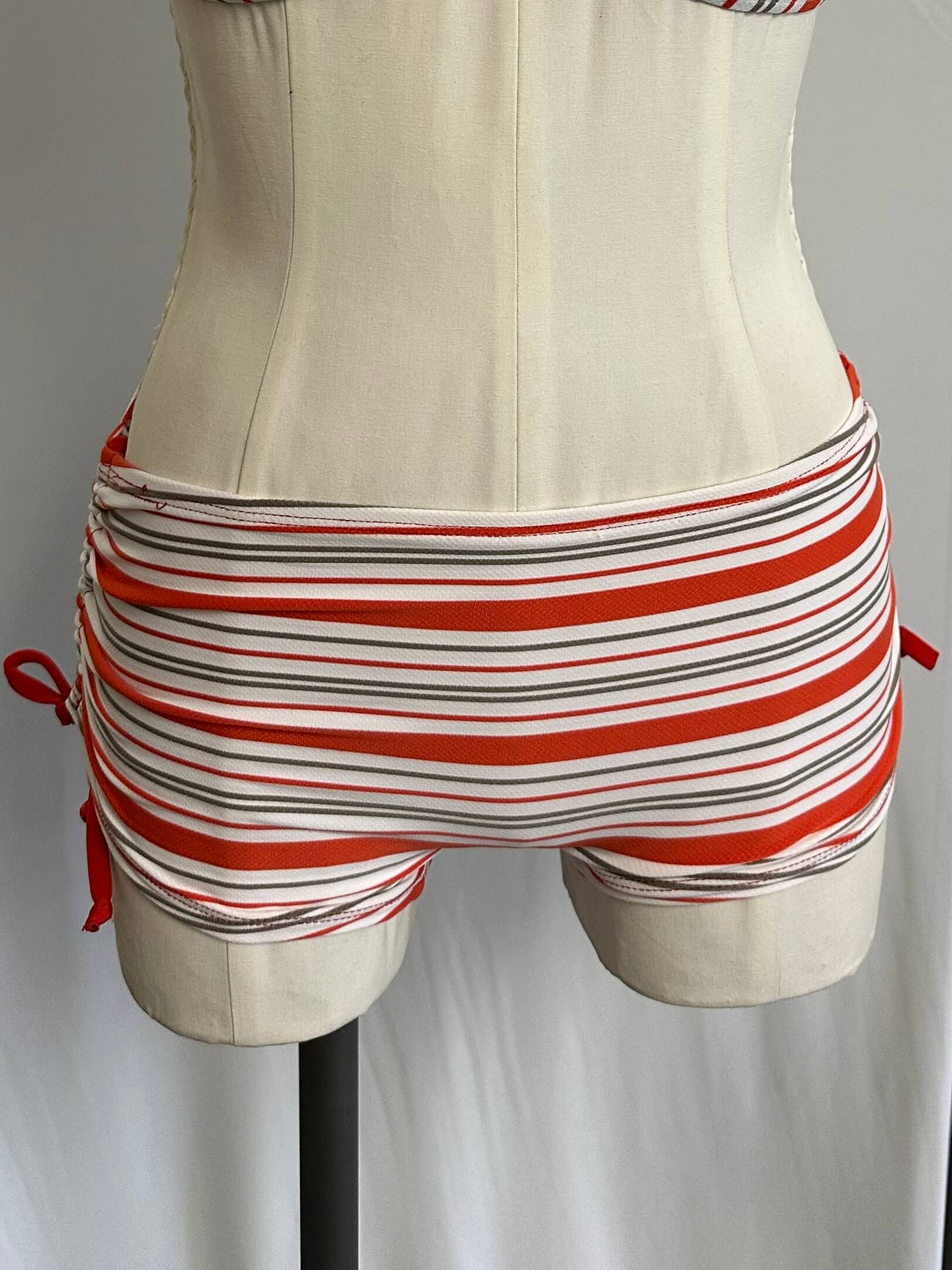 Popina Draw Cord Boy Short | Beachside Stripe
