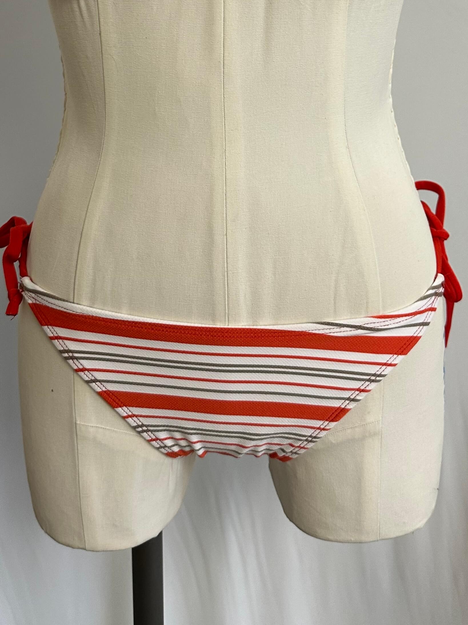 Popina String Bikini Bottom | Beachside Stripe