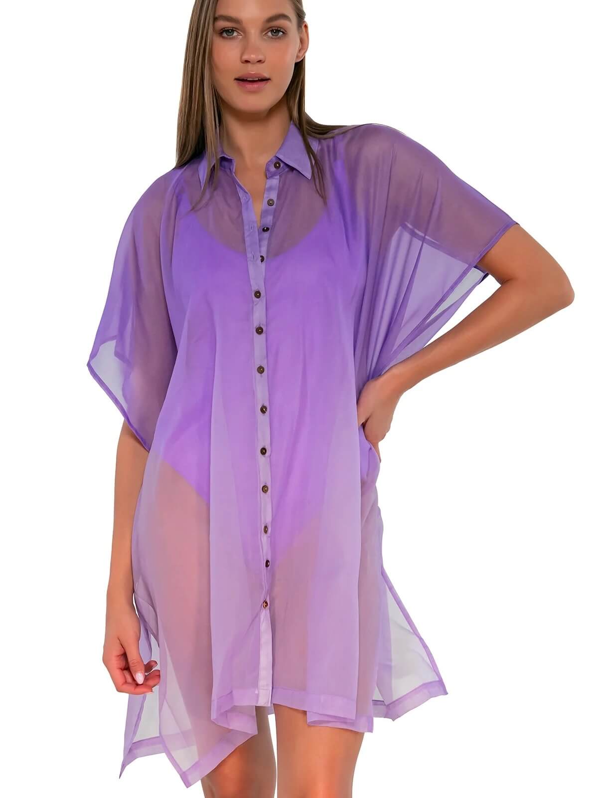 Sunsets Shore Thing Tunic | Passion Flower