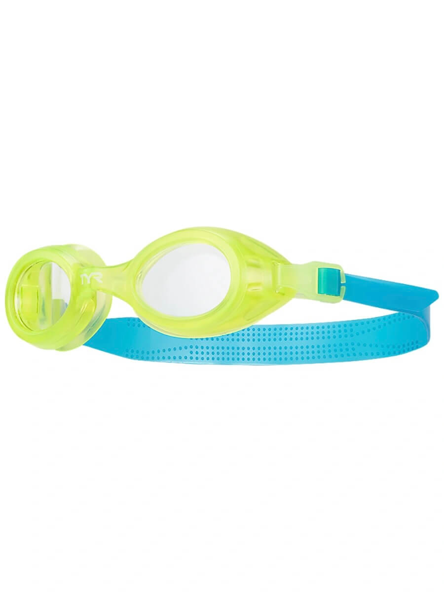 TYR Kids Aqua Blaze Goggles | Yellow Blue